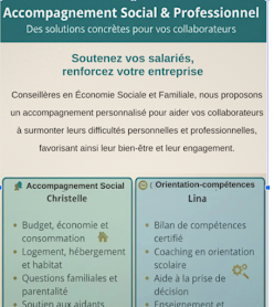 Fiche technique des accompagnements sociaux proposés.